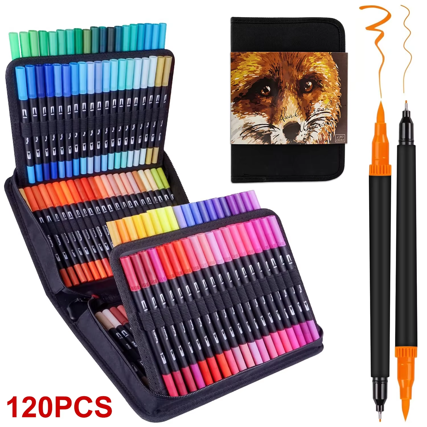 Correction Pen Fine - Dual Brush Pens Art Markers, 24/100/120/168