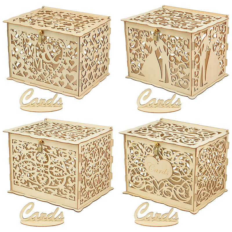30X24X21cm DIY Wedding Gift Ca - đánh giá và giá Card Index Box