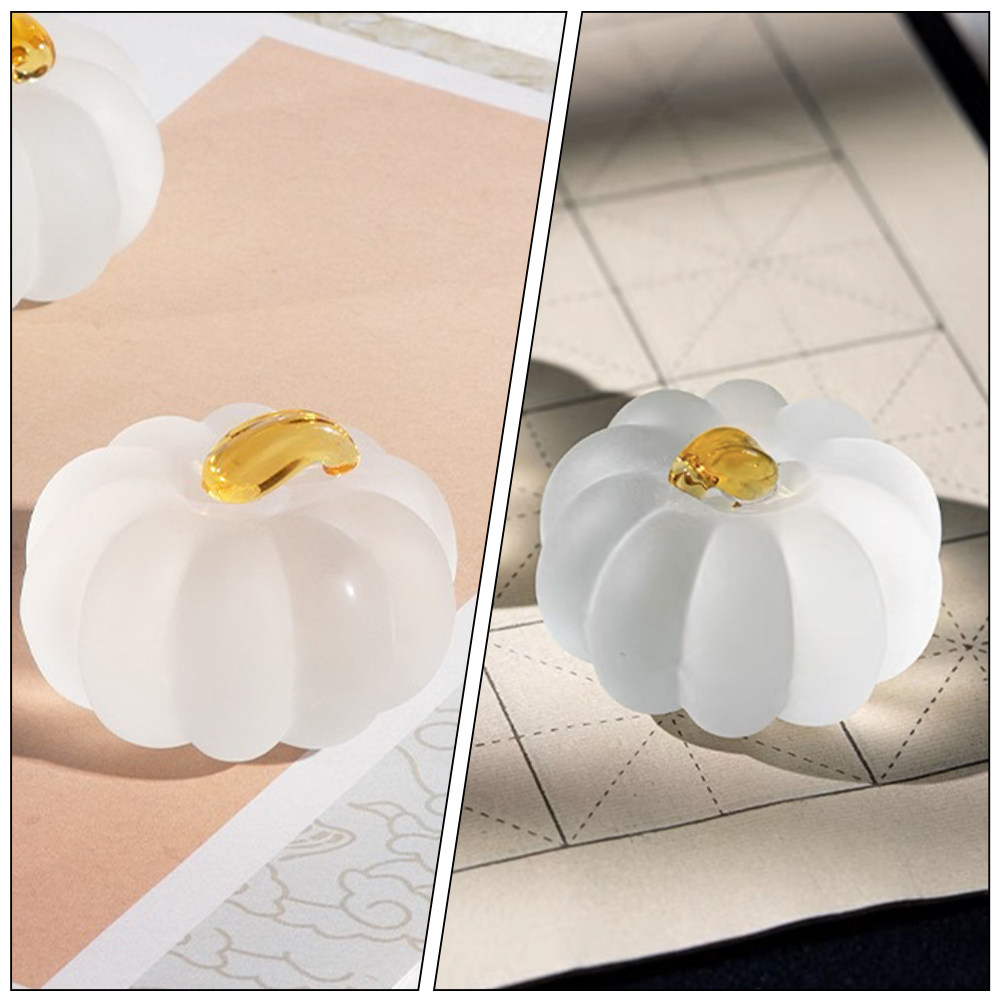 Pumpkin Shape Crystal Glass Pa - đánh giá và giá Paper Weight Crystal