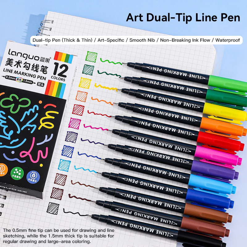 LANGUO Colorful Line Drawing P - đánh giá và giá Correction Pen Fine