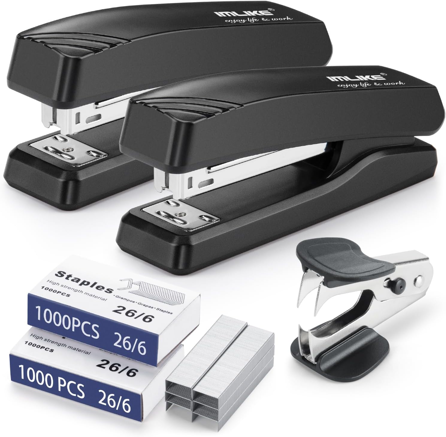 Half Strip Desk Stapler 2-Pack - đánh giá và giá Stapler Half Strip