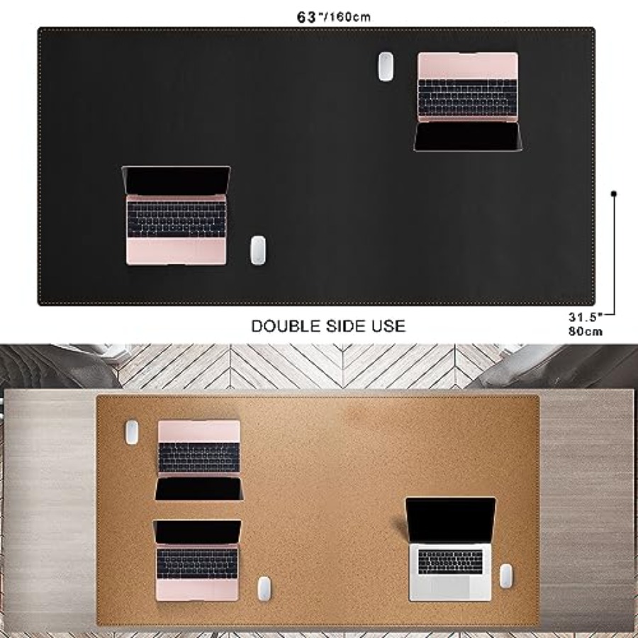 63x31.5 Leather Desk Mat XXL L - đánh giá và giá Leather Desk Pad