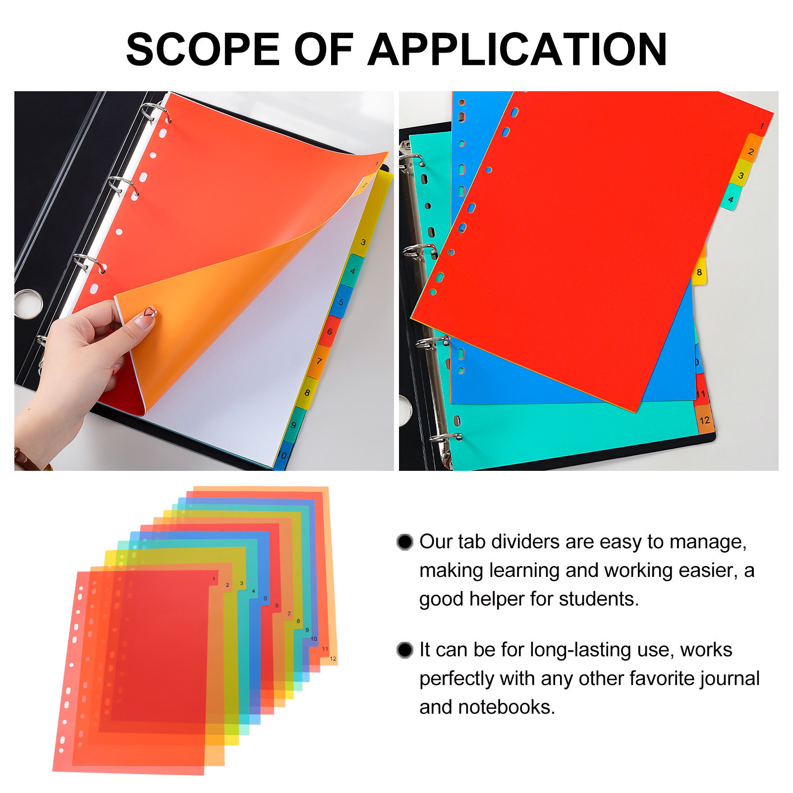 Binder Dividers A4 Colored Pla - đánh giá và giá Tab Divider A4