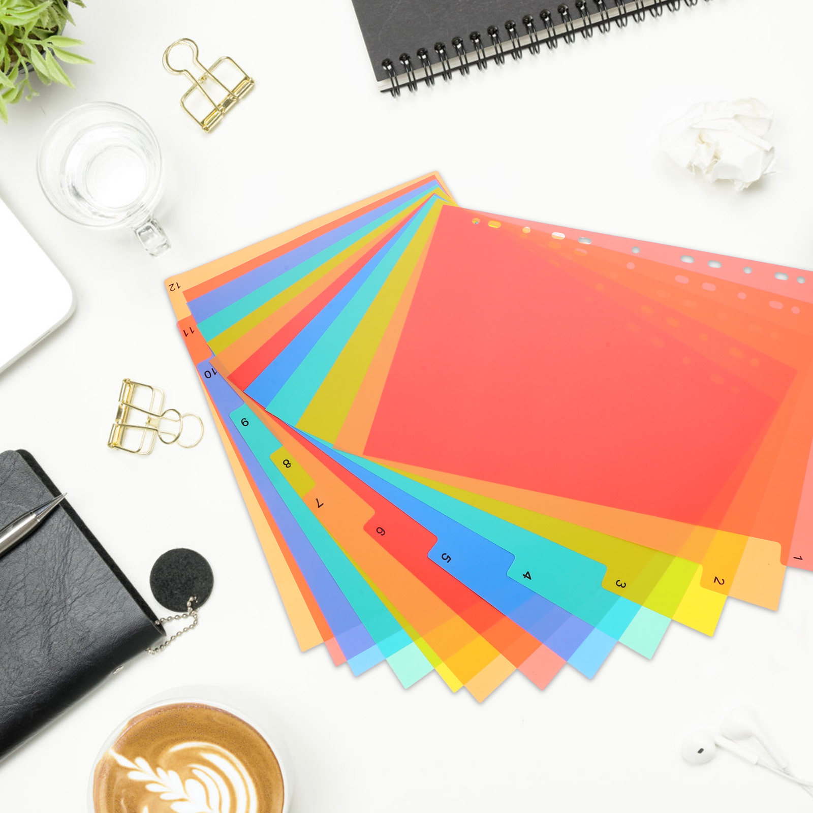 Binder Dividers A4 Colored Pla - đánh giá và giá Tab Divider A4