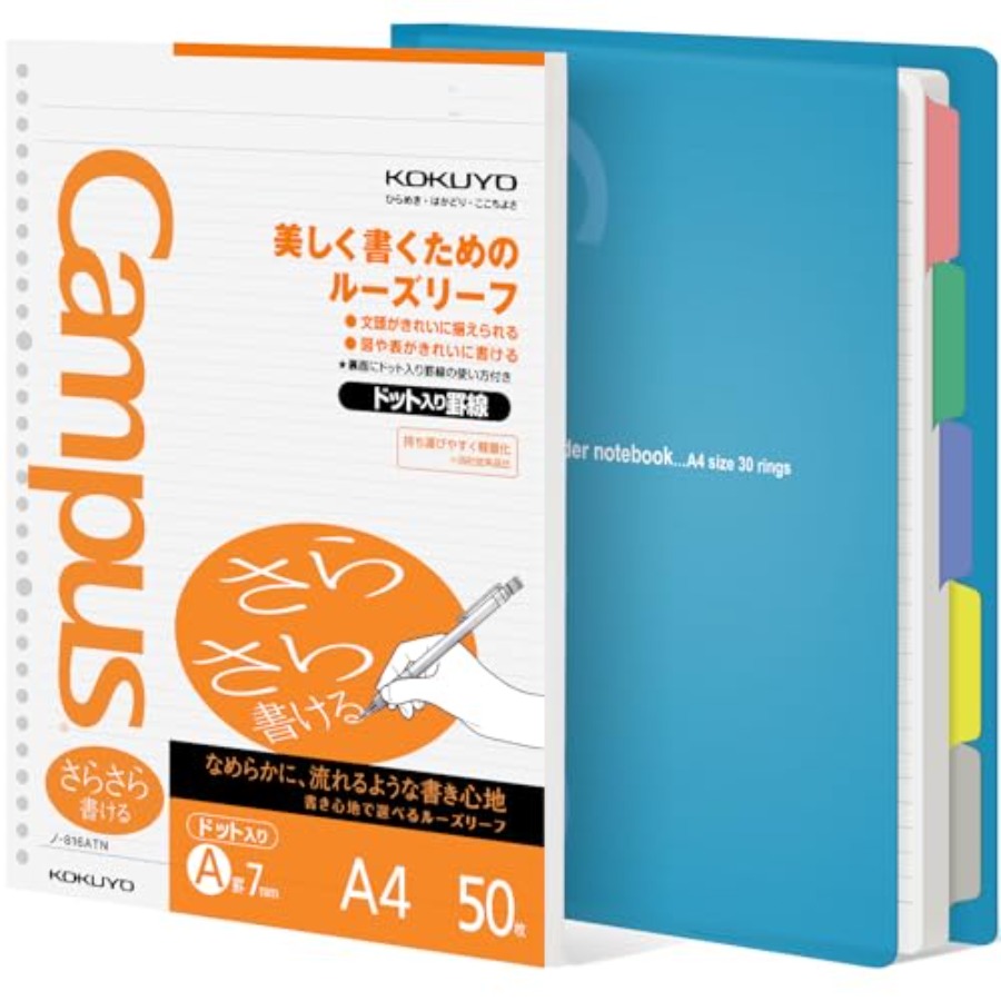 5 Subject Spiral Notebook, Cam - đánh giá và giá Tab Divider A4