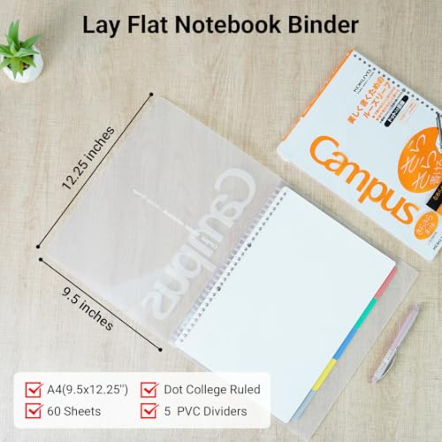 5 Subject Spiral Notebook, Cam - đánh giá và giá Tab Divider A4
