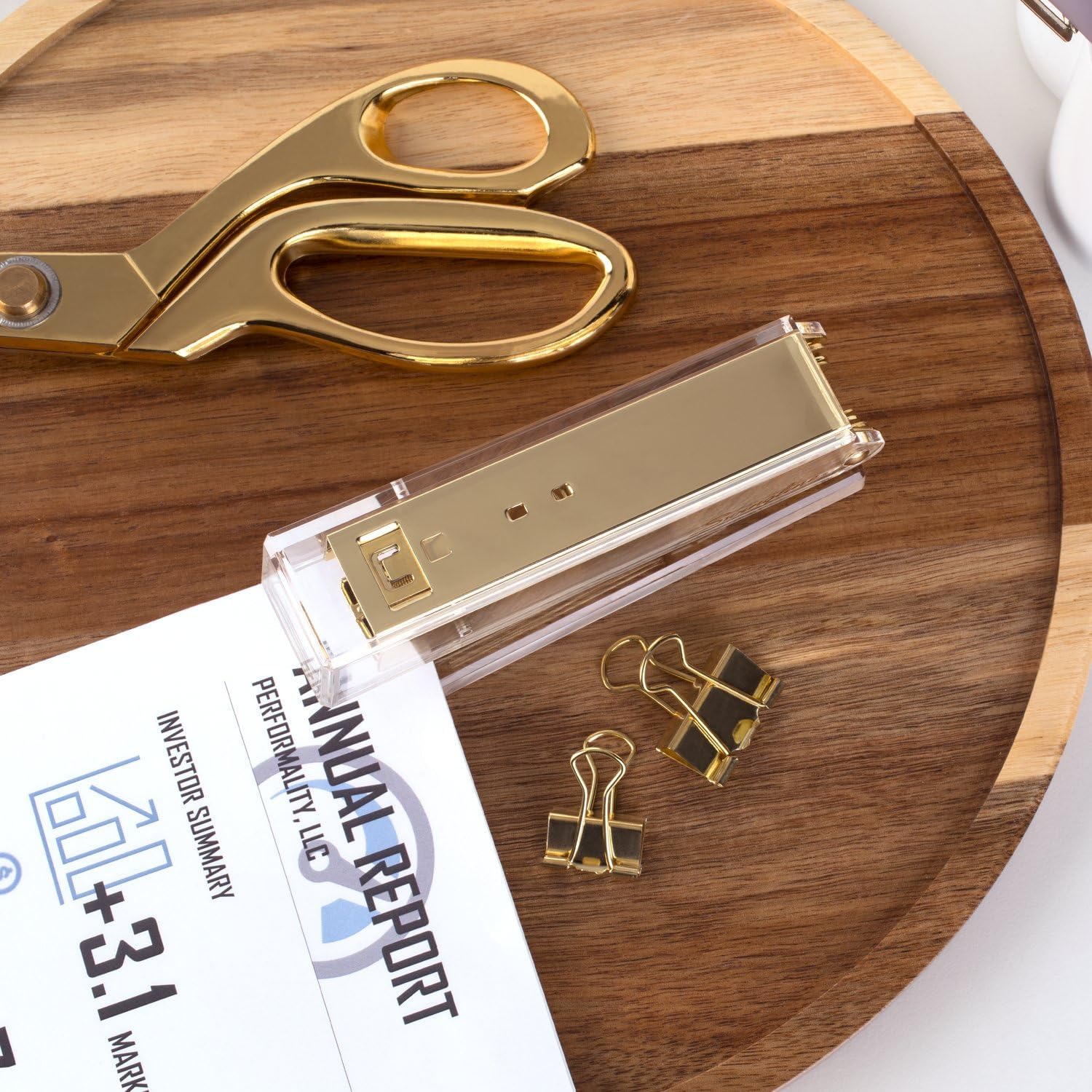 Compact Acrylic Gold Stapler,  - đánh giá và giá Stapler Half Strip