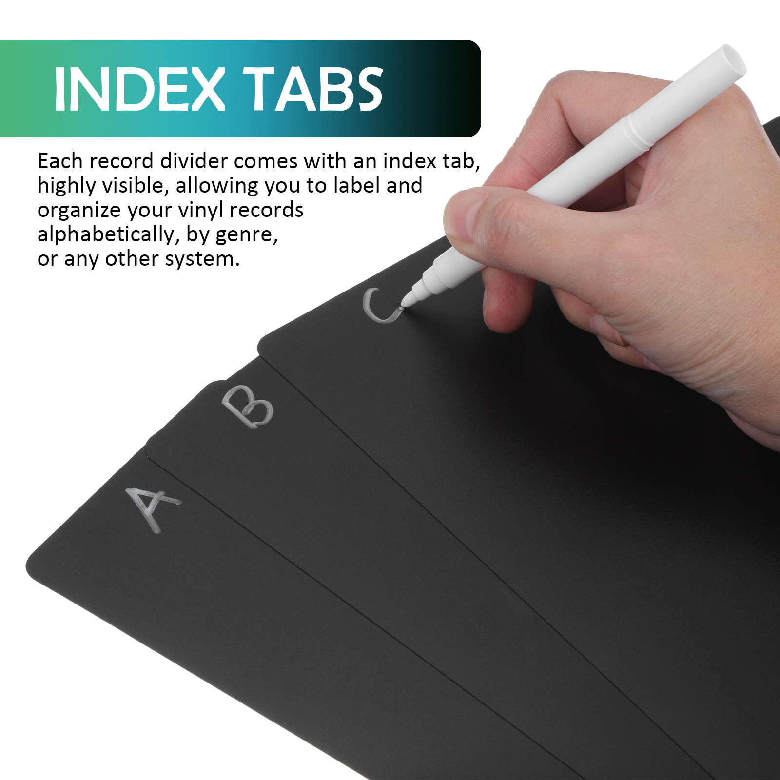 20Pcs Index Card Dividers Alph - đánh giá và giá Card Index Box
