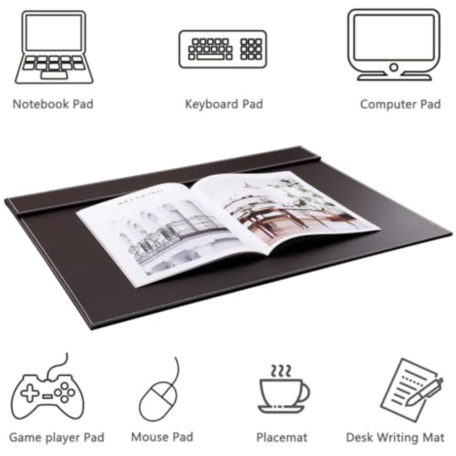 Ultra-Smooth PU Leather Desk P - đánh giá và giá Leather Desk Pad