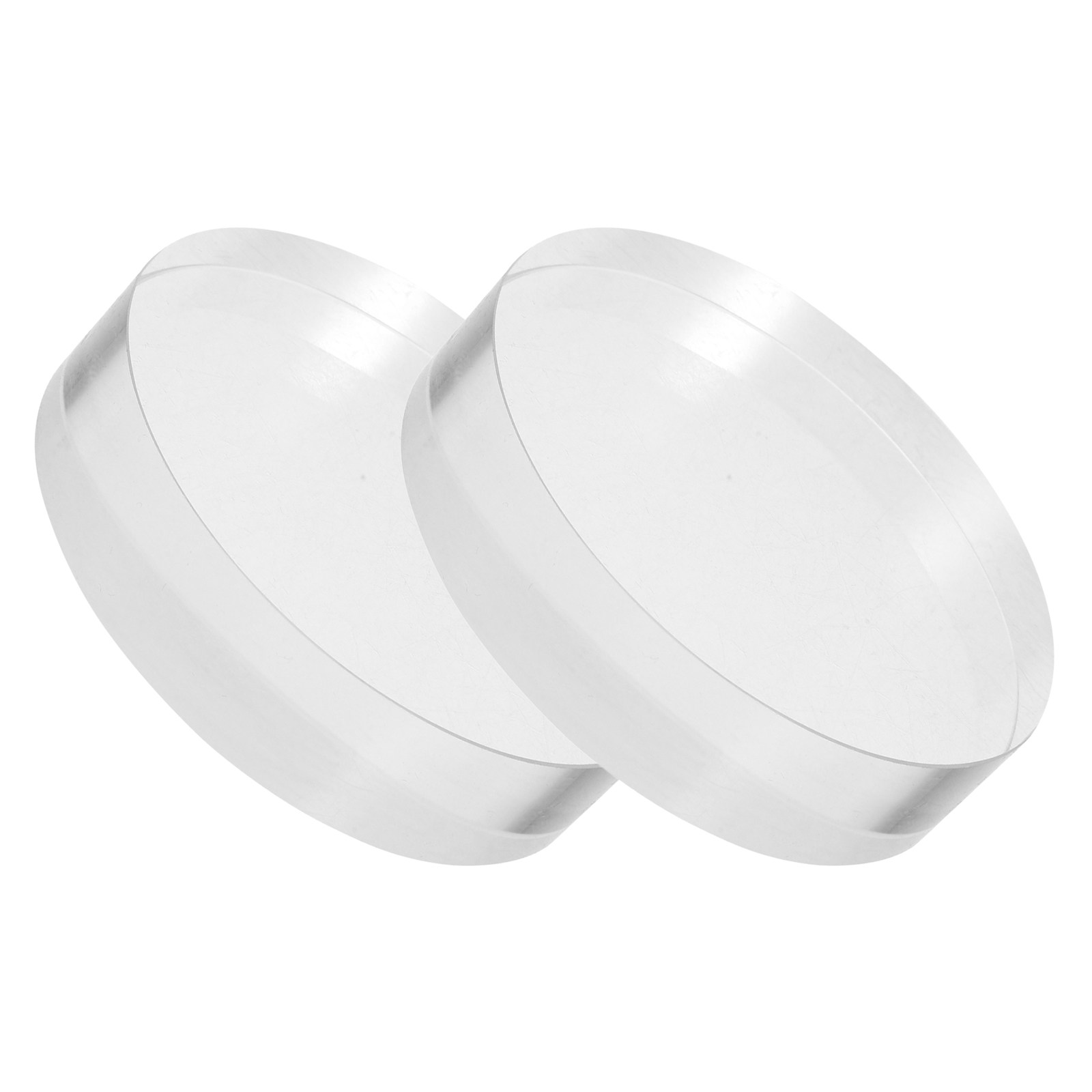2Pcs Round Crystal Decorative  - đánh giá và giá Book Weight Glass