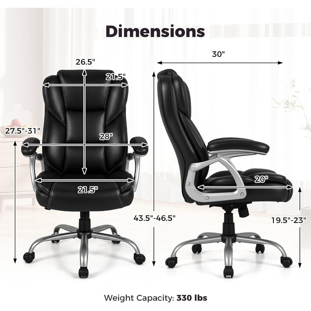 High Back Leather Ergonomic Sw - đánh giá và giá Leather Desk Pad