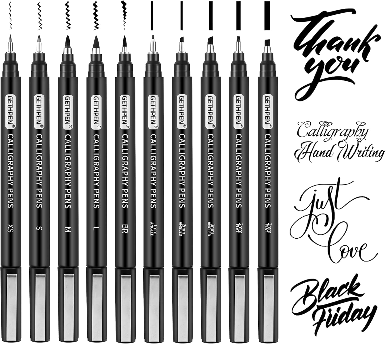 10 Size Calligraphy Pens Set f - đánh giá và giá Archive Box Set