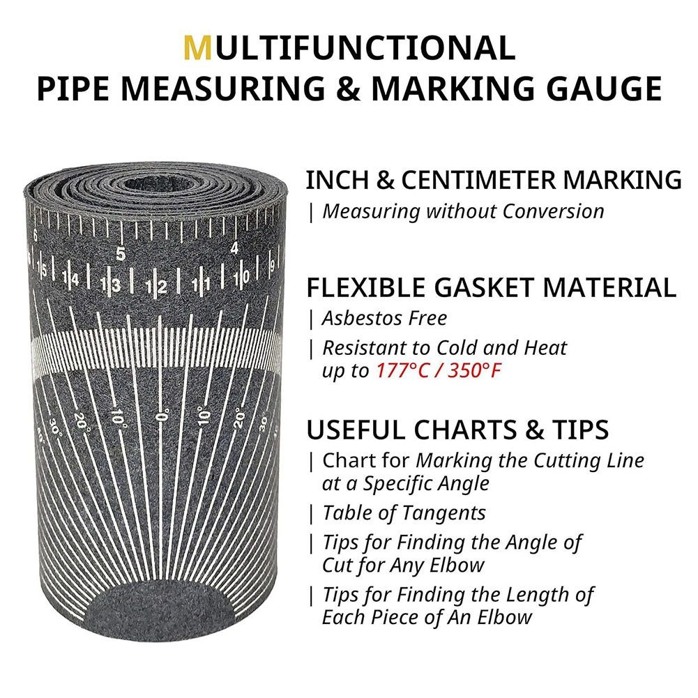 Pipe Measuring Tool Wrap Aroun - đánh giá và giá Tape Dispenser Weighted