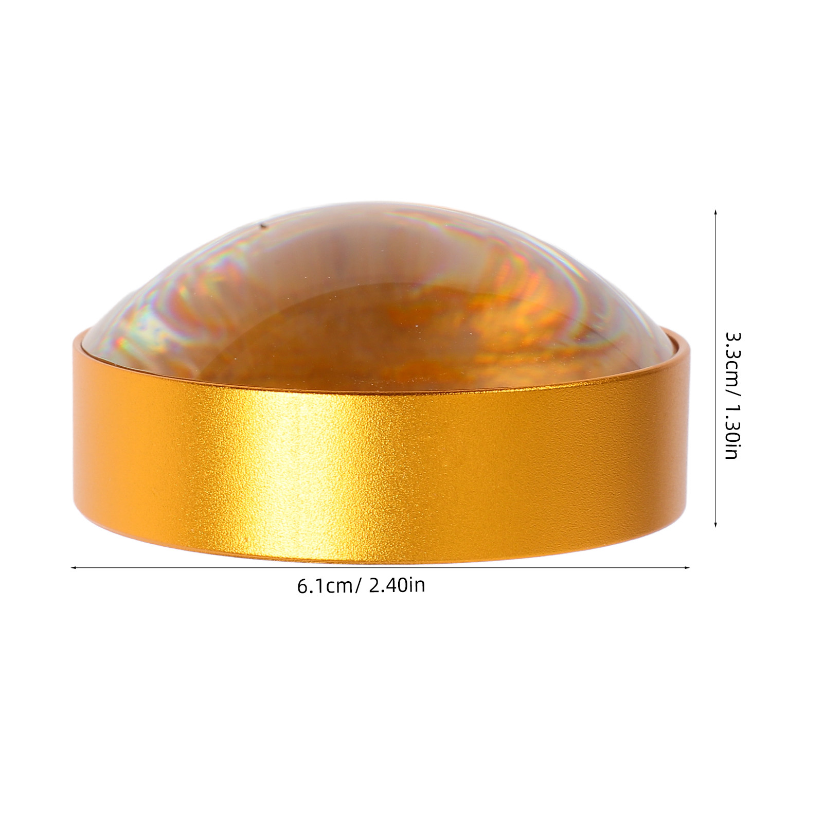 6X Spherical Optical Glass Dom - đánh giá và giá Book Weight Glass