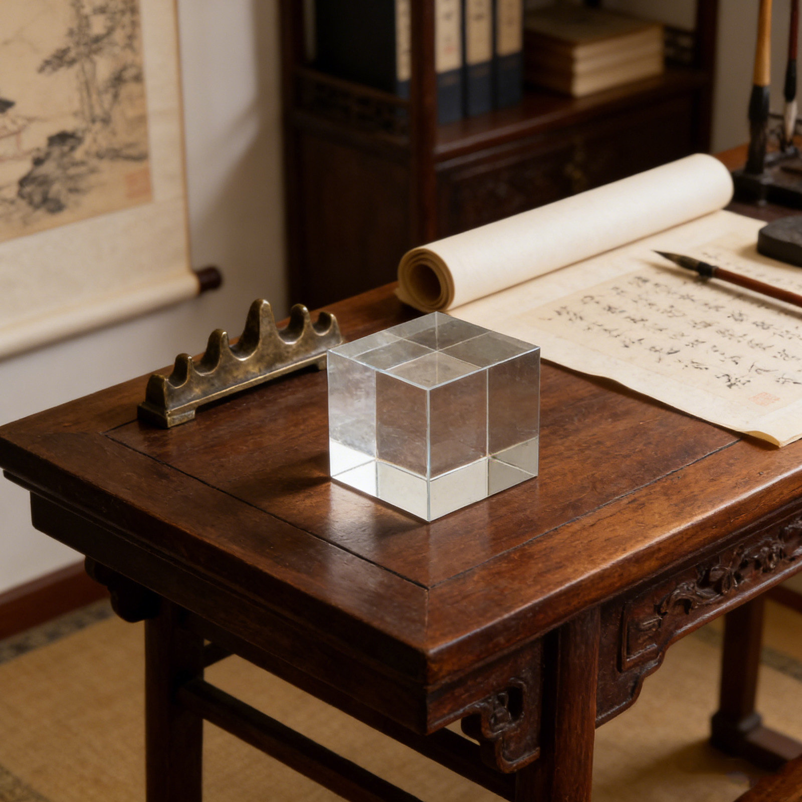 Square Clear Crystal Paperweig - đánh giá và giá Paper Weight Crystal