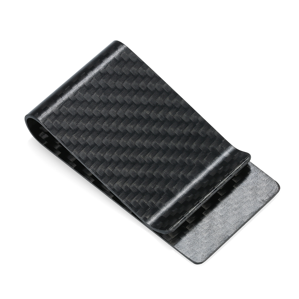 Black Carbon Fiber Wallet Mone - đánh giá và giá Index Card Holder