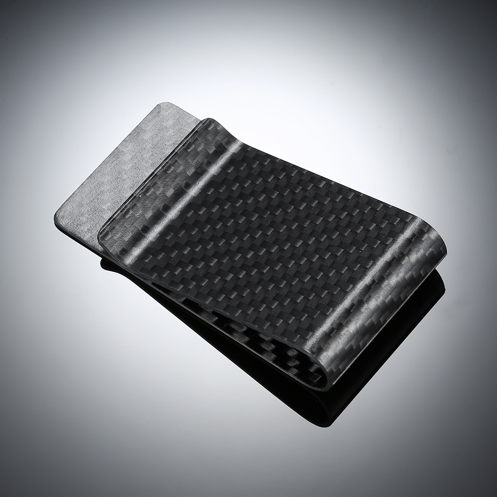 Black Carbon Fiber Wallet Mone - đánh giá và giá Index Card Holder