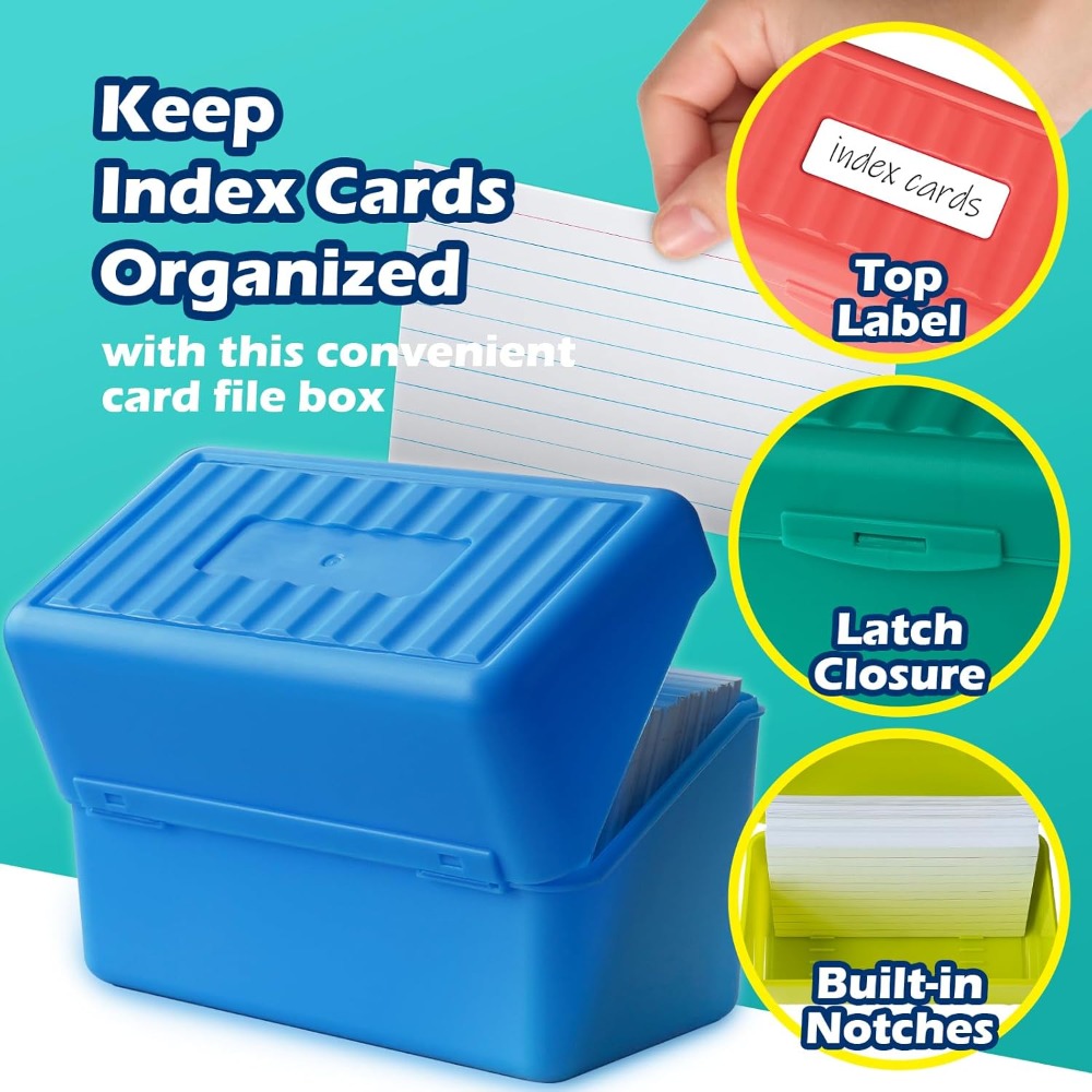 Olivo Index Card Holder Box 3x - đánh giá và giá Card Index Box