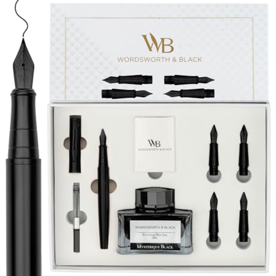 Fountain Pen Gift Set, Include - đánh giá và giá Fountain Pen Bottled Ink
