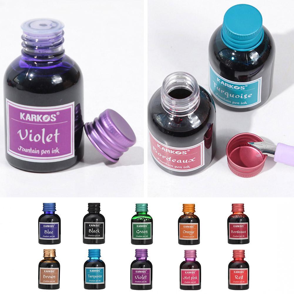 Pure Black Colorful Fountain P - đánh giá và giá Fountain Pen Bottled Ink